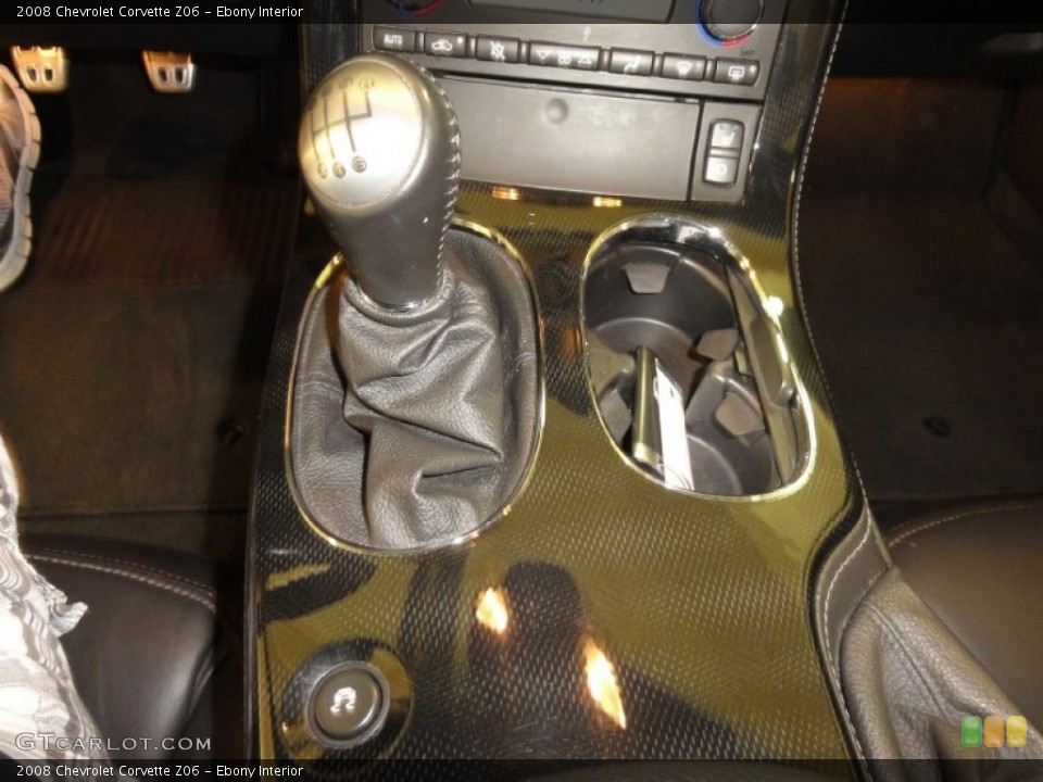 Ebony Interior Transmission for the 2008 Chevrolet Corvette Z06 #72676423