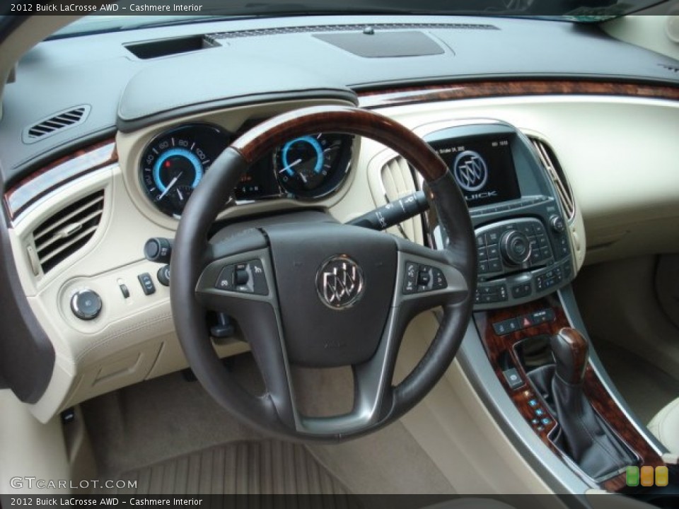 Cashmere Interior Dashboard for the 2012 Buick LaCrosse AWD #72679736