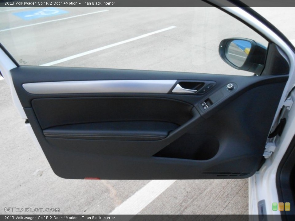 Titan Black Interior Door Panel for the 2013 Volkswagen Golf R 2 Door 4Motion #72679810