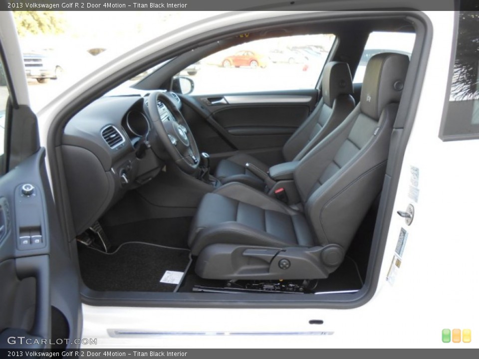Titan Black Interior Photo for the 2013 Volkswagen Golf R 2 Door 4Motion #72679831