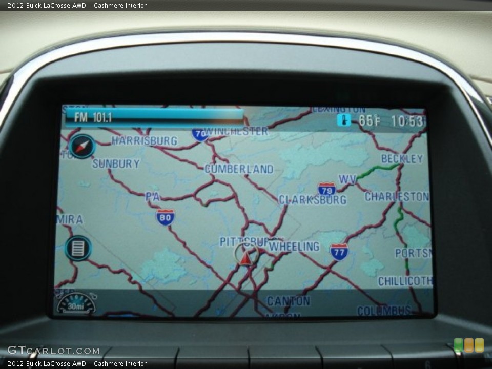 Cashmere Interior Navigation for the 2012 Buick LaCrosse AWD #72679837
