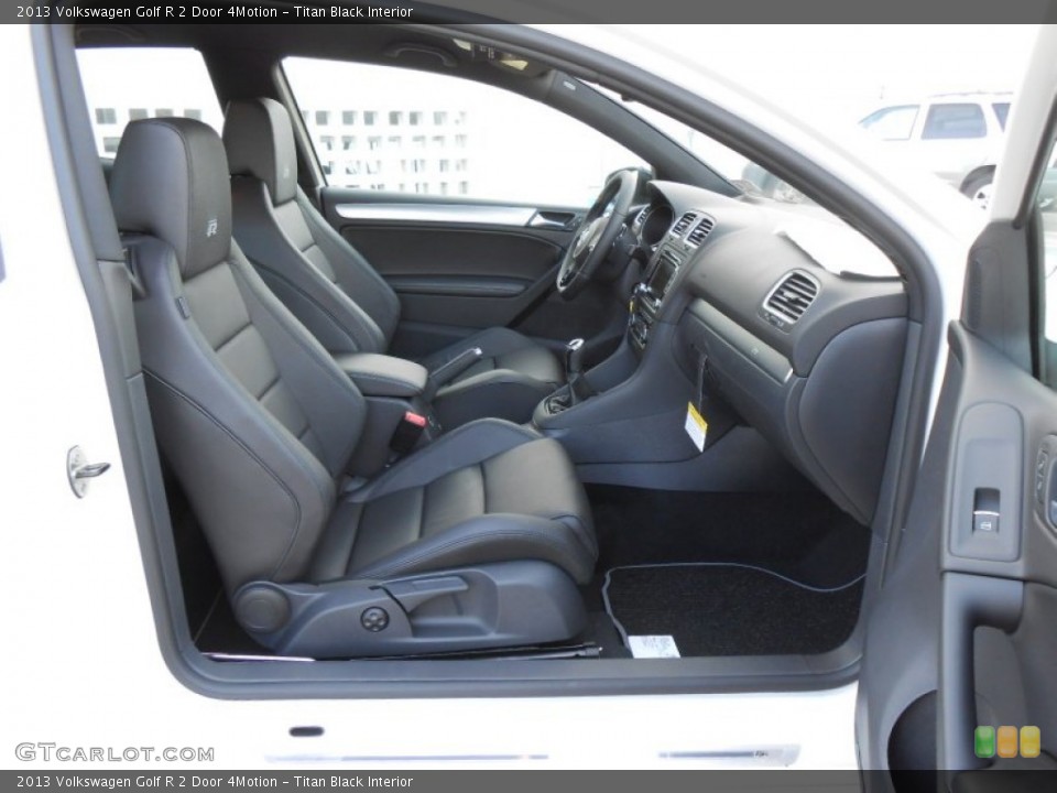 Titan Black Interior Photo for the 2013 Volkswagen Golf R 2 Door 4Motion #72679873
