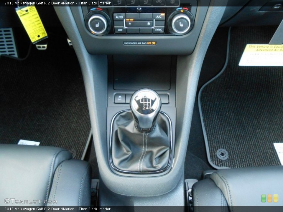 Titan Black Interior Transmission for the 2013 Volkswagen Golf R 2 Door 4Motion #72679975