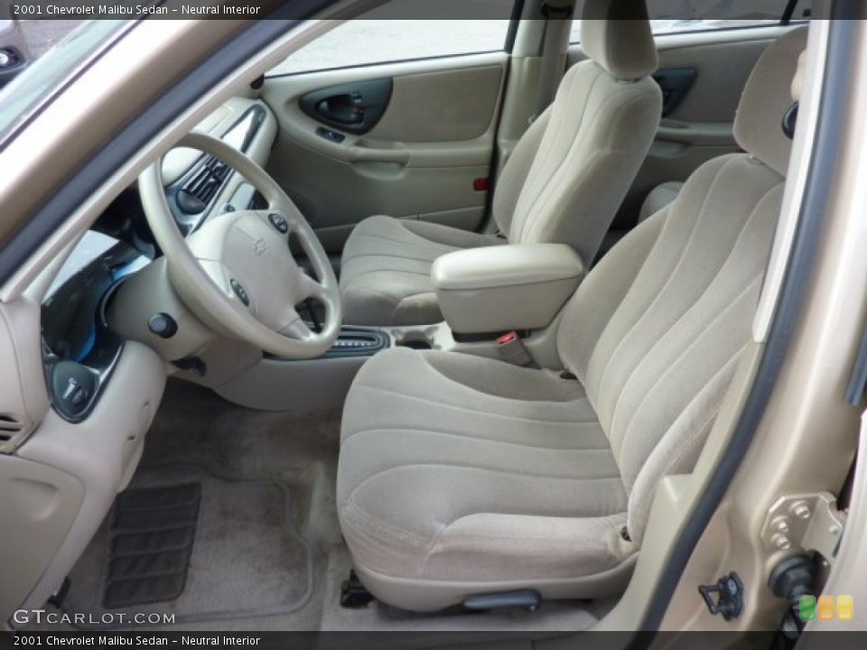 Neutral Interior Front Seat for the 2001 Chevrolet Malibu Sedan #72680119