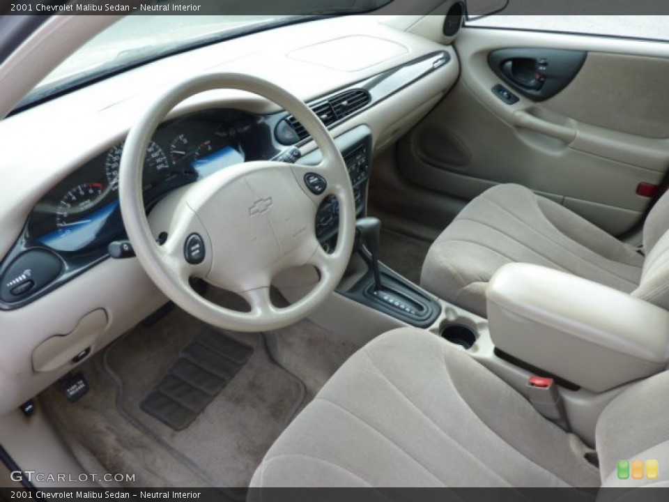 Neutral Interior Prime Interior for the 2001 Chevrolet Malibu Sedan #72680137