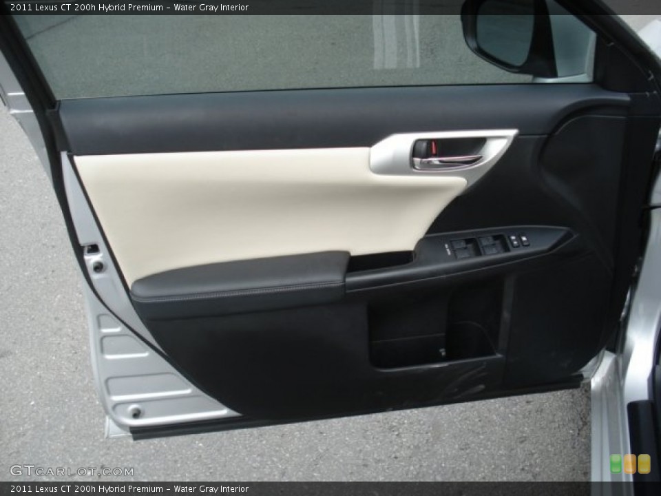 Water Gray Interior Door Panel for the 2011 Lexus CT 200h Hybrid Premium #72680188
