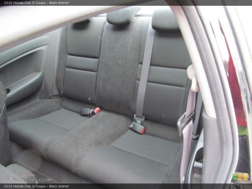 Black Interior Rear Seat for the 2010 Honda Civic Si Coupe #72681397