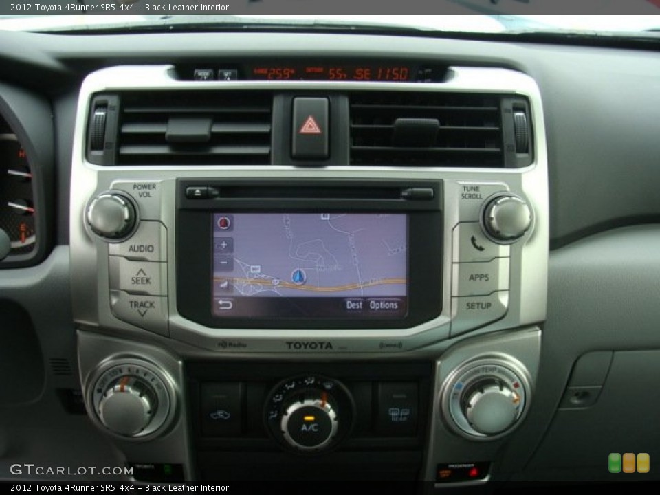 Black Leather Interior Navigation for the 2012 Toyota 4Runner SR5 4x4 #72682280