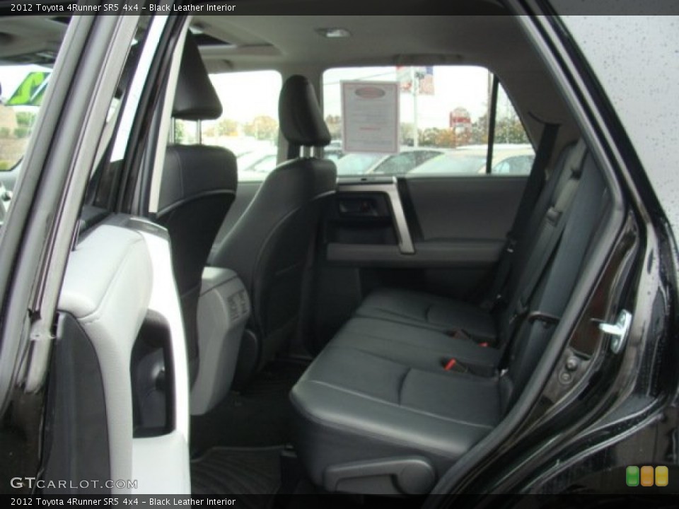 Black Leather Interior Rear Seat for the 2012 Toyota 4Runner SR5 4x4 #72682318