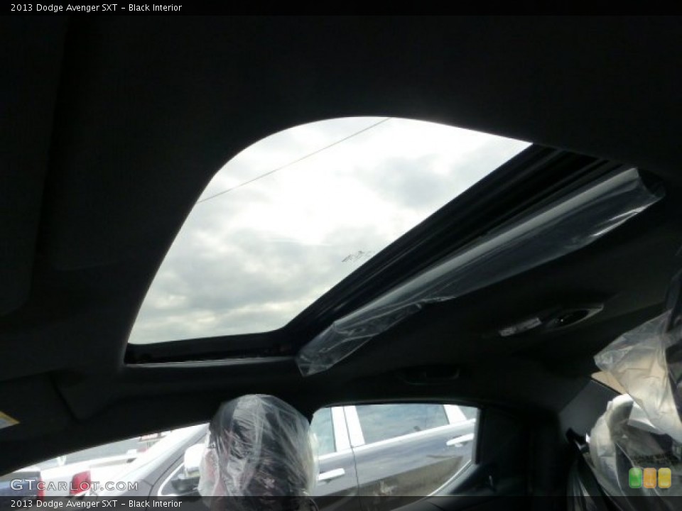 Black Interior Sunroof for the 2013 Dodge Avenger SXT #72682426