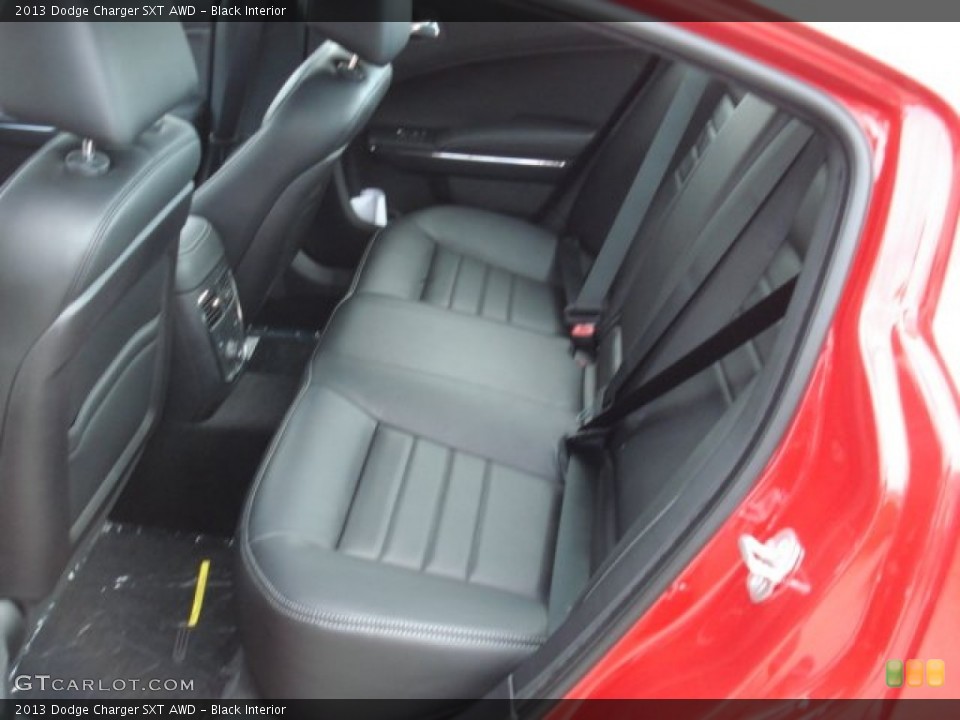 Black Interior Rear Seat for the 2013 Dodge Charger SXT AWD #72682756