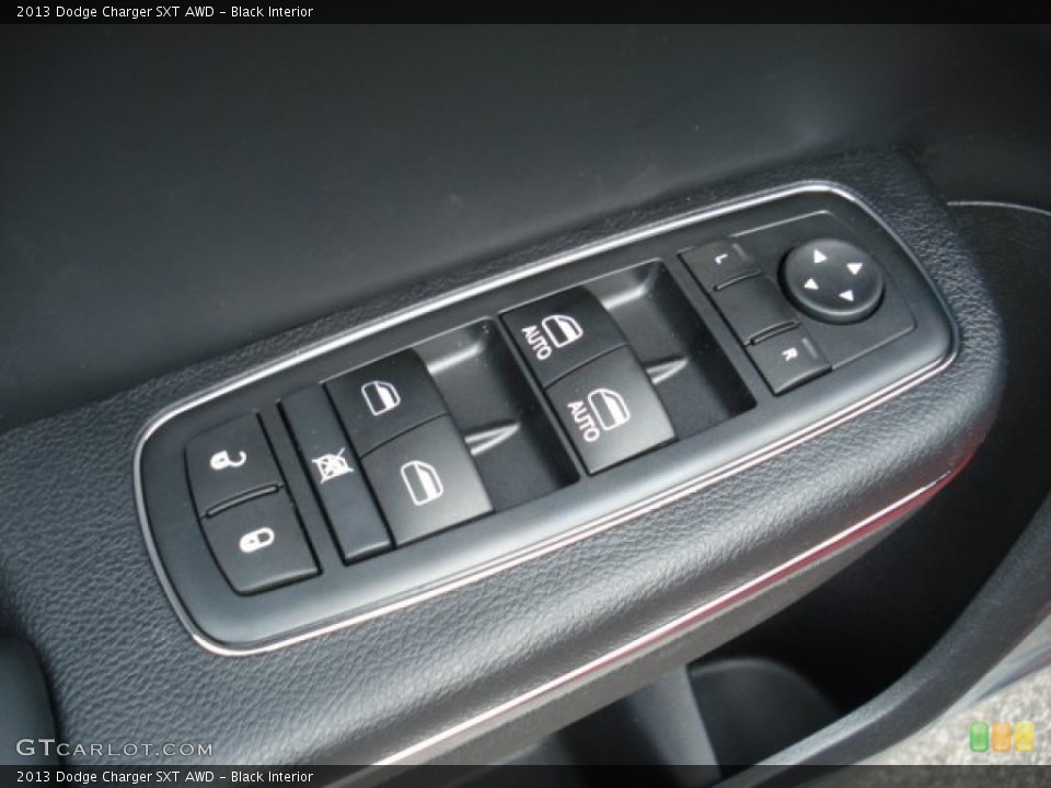 Black Interior Controls for the 2013 Dodge Charger SXT AWD #72682795