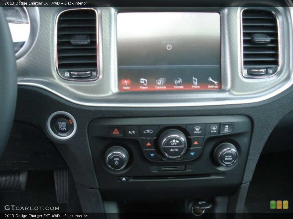 Black Interior Controls for the 2013 Dodge Charger SXT AWD #72682831