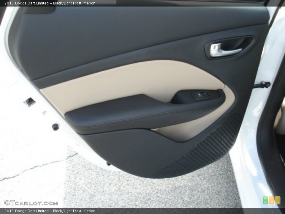 Black/Light Frost Interior Door Panel for the 2013 Dodge Dart Limited #72683169