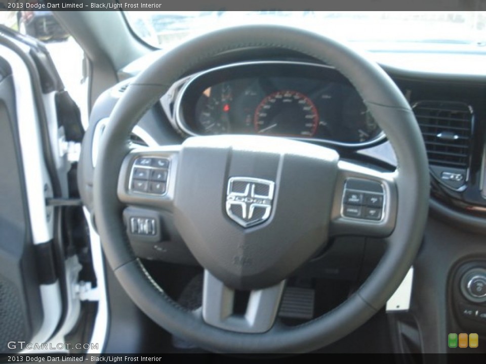 Black/Light Frost Interior Steering Wheel for the 2013 Dodge Dart Limited #72683269