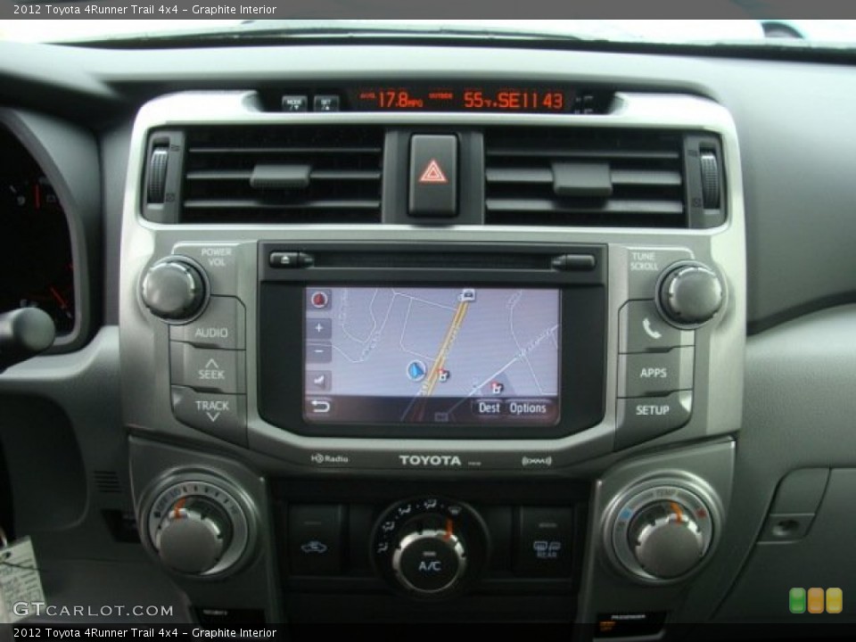 Graphite Interior Navigation for the 2012 Toyota 4Runner Trail 4x4 #72683491