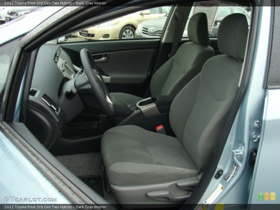 Dark Gray Interior Photo for the 2012 Toyota Prius 3rd Gen Two Hybrid #72683731