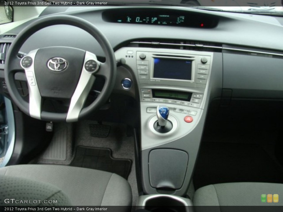 Dark Gray Interior Dashboard for the 2012 Toyota Prius 3rd Gen Two Hybrid #72683752