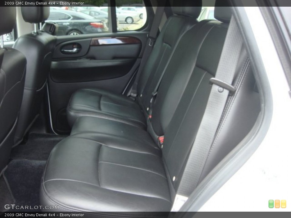 Ebony Interior Rear Seat for the 2009 GMC Envoy Denali 4x4 #72683835