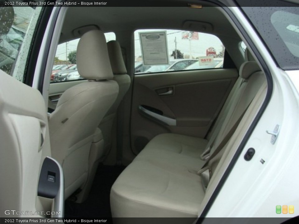 Bisque Interior Rear Seat for the 2012 Toyota Prius 3rd Gen Two Hybrid #72684382