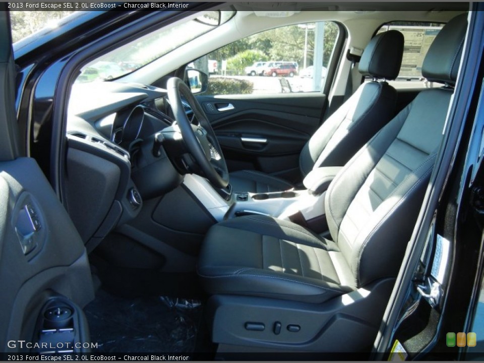 Charcoal Black Interior Front Seat for the 2013 Ford Escape SEL 2.0L EcoBoost #72684975
