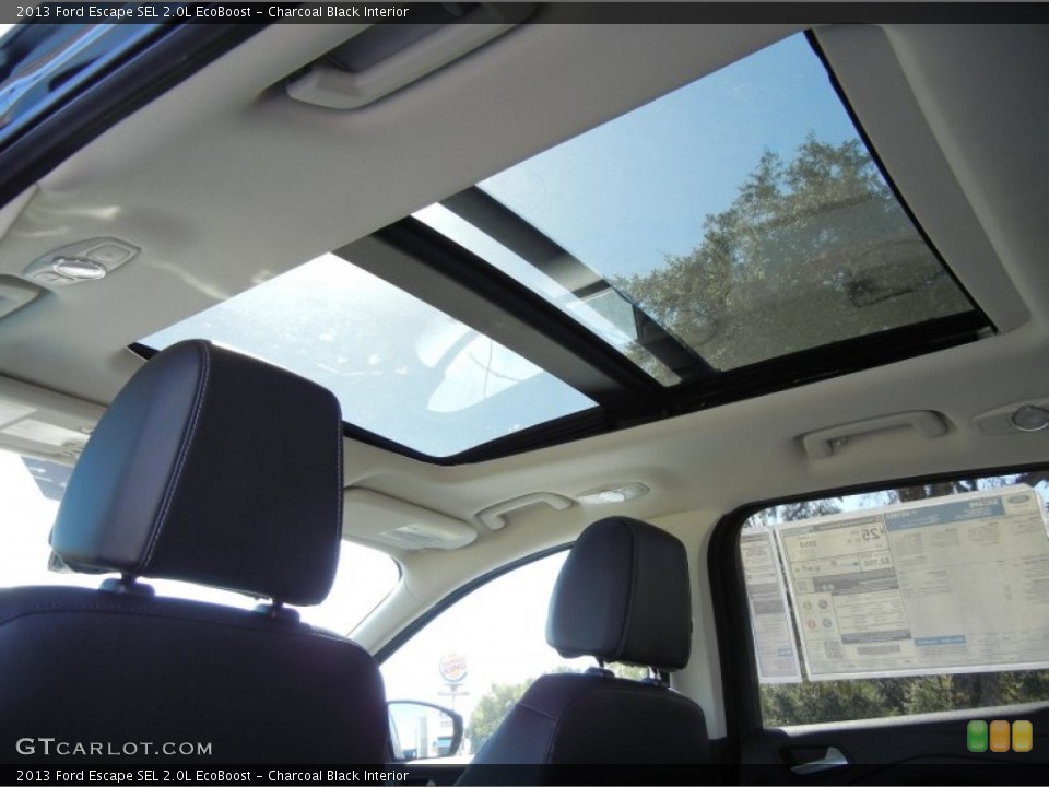 Charcoal Black Interior Sunroof for the 2013 Ford Escape SEL 2.0L EcoBoost #72685016