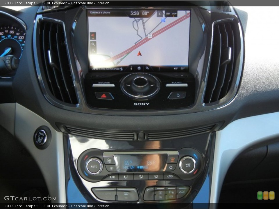 Charcoal Black Interior Navigation for the 2013 Ford Escape SEL 2.0L EcoBoost #72685106