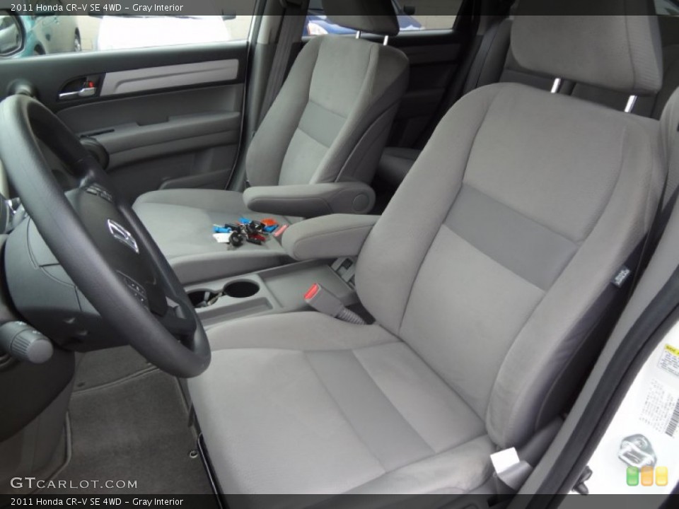 Gray Interior Front Seat for the 2011 Honda CR-V SE 4WD #72685120