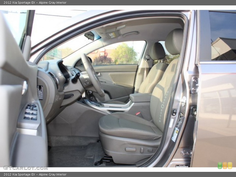 Alpine Gray Interior Photo for the 2012 Kia Sportage EX #72685217