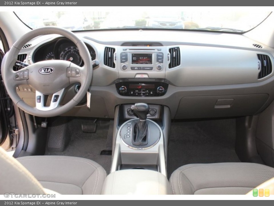 Alpine Gray Interior Dashboard for the 2012 Kia Sportage EX #72685231