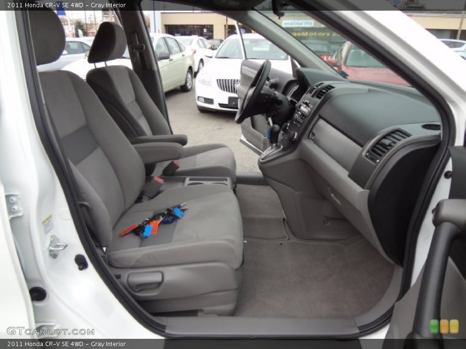 Gray Interior Front Seat for the 2011 Honda CR-V SE 4WD #72685237