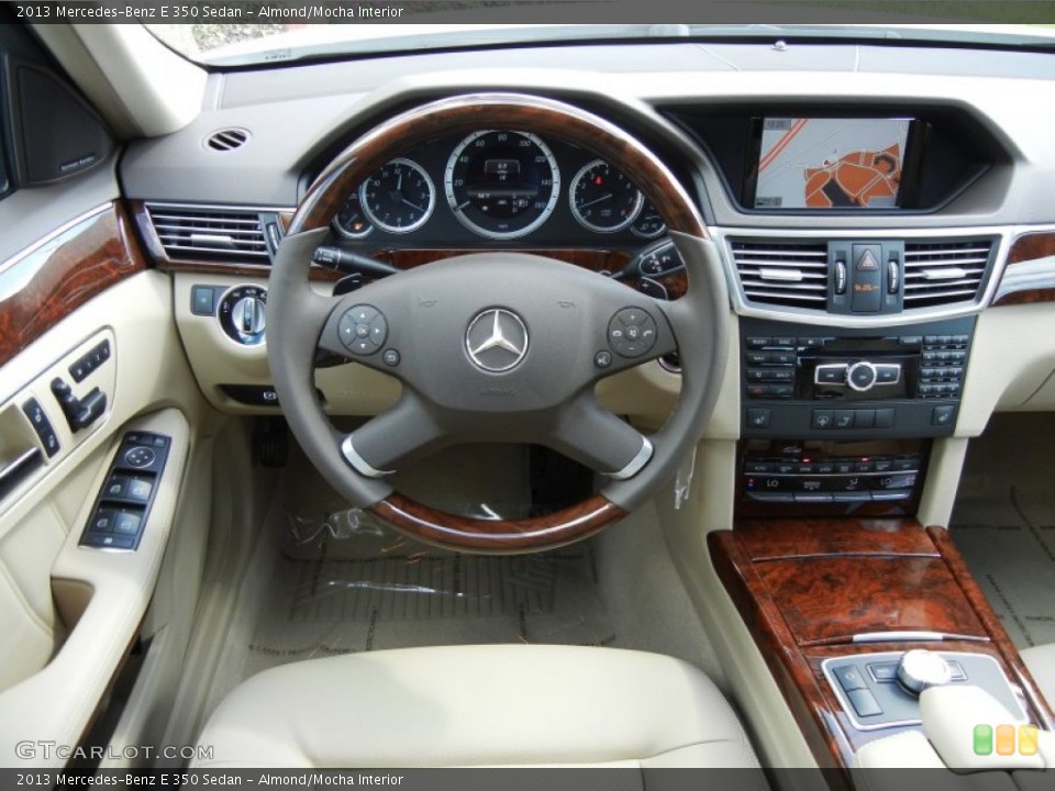 Almond/Mocha Interior Dashboard for the 2013 Mercedes-Benz E 350 Sedan #72685289