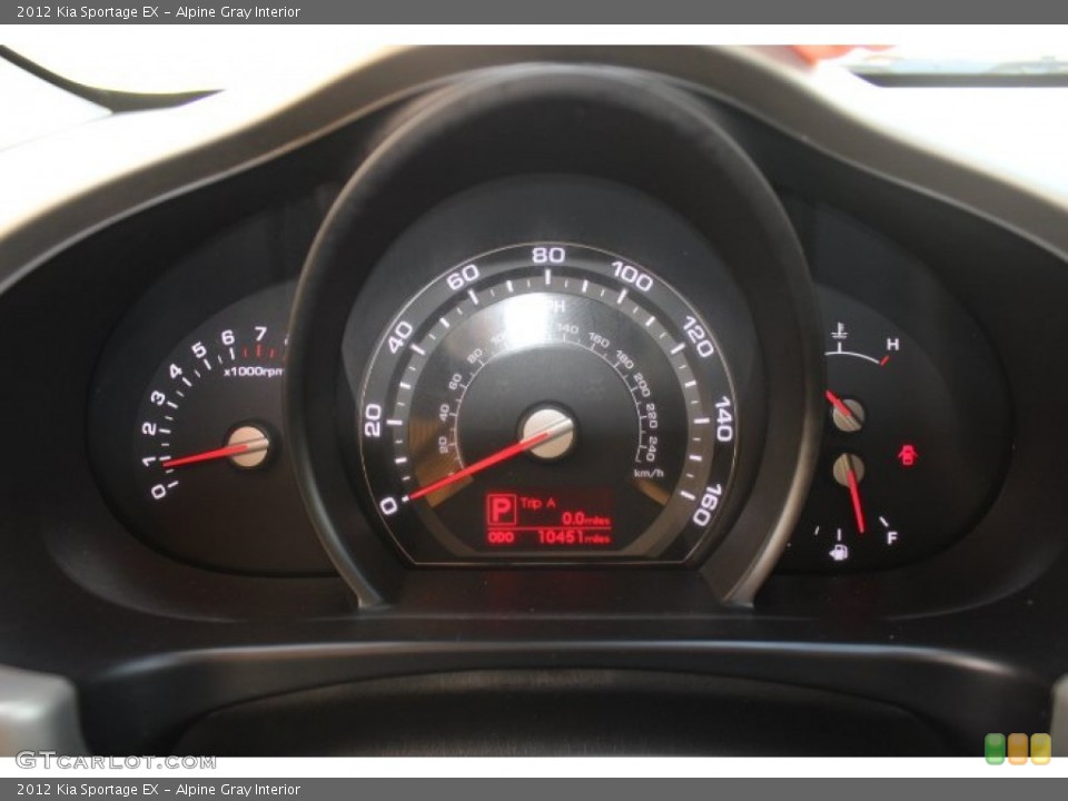 Alpine Gray Interior Gauges for the 2012 Kia Sportage EX #72685315