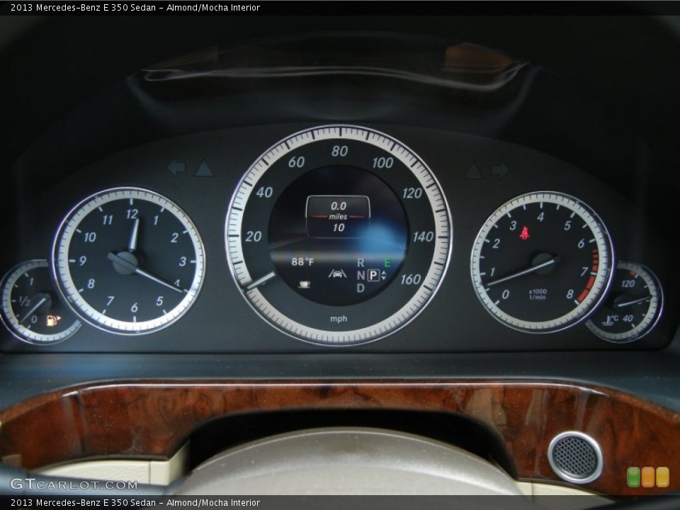 Almond/Mocha Interior Gauges for the 2013 Mercedes-Benz E 350 Sedan #72685321