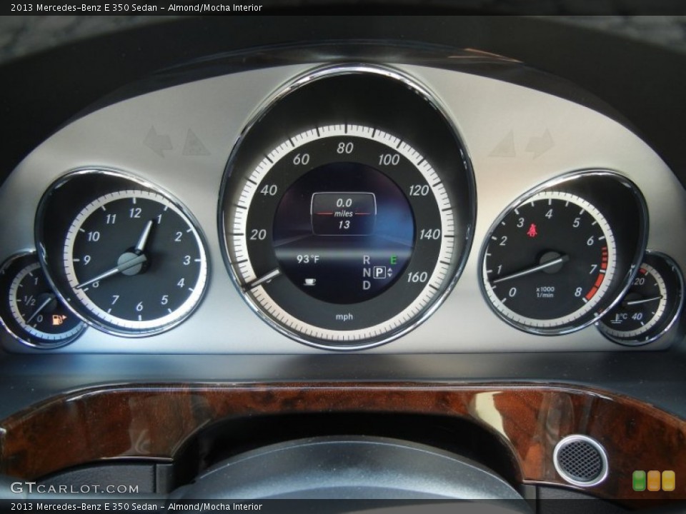 Almond/Mocha Interior Gauges for the 2013 Mercedes-Benz E 350 Sedan #72685615