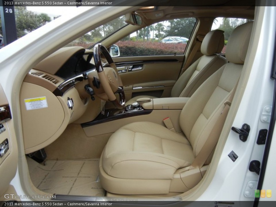 Cashmere/Savanna Interior Photo for the 2013 Mercedes-Benz S 550 Sedan #72685816