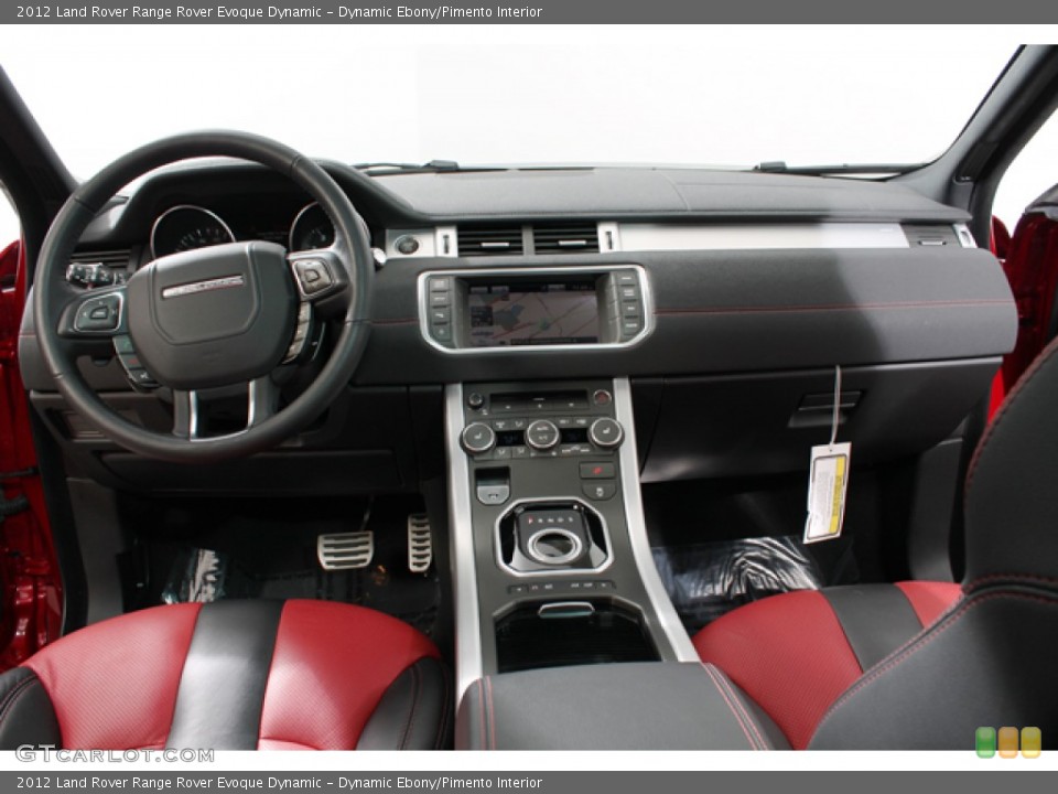 Dynamic Ebony/Pimento Interior Dashboard for the 2012 Land Rover Range Rover Evoque Dynamic #72686568