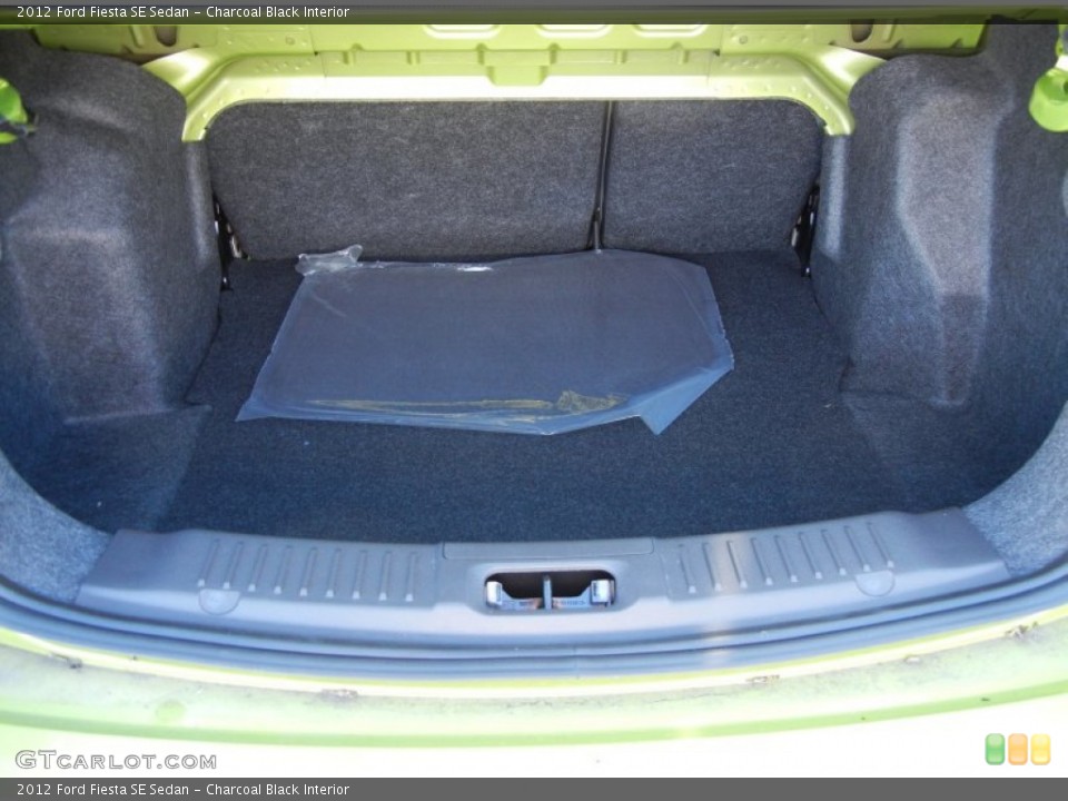Charcoal Black Interior Trunk for the 2012 Ford Fiesta SE Sedan #72687541