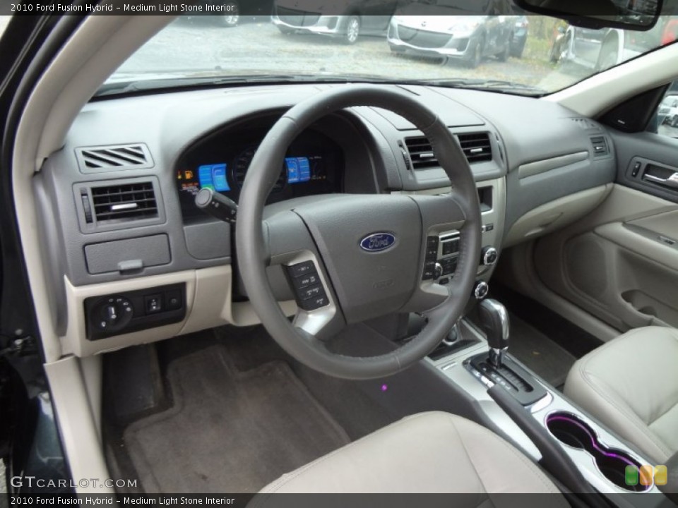 Medium Light Stone Interior Prime Interior for the 2010 Ford Fusion Hybrid #72687991