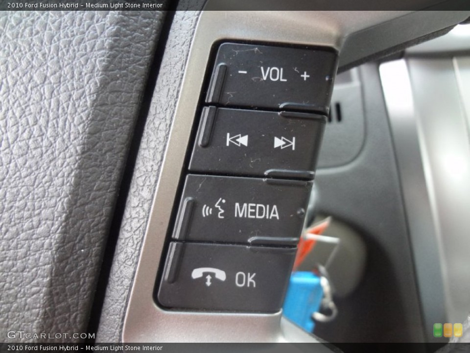 Medium Light Stone Interior Controls for the 2010 Ford Fusion Hybrid #72688285