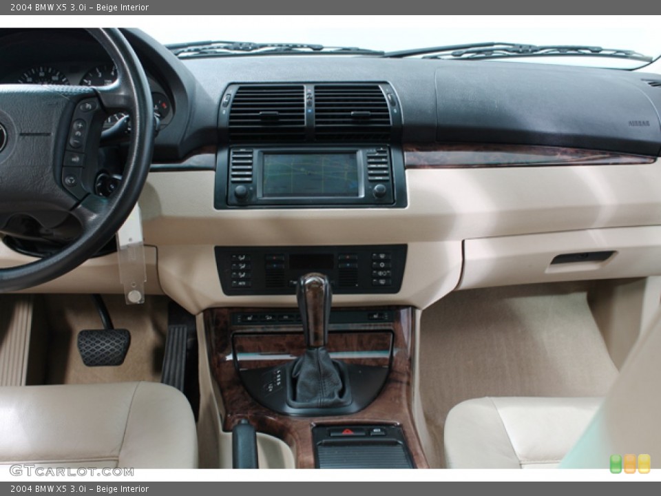 Beige Interior Dashboard for the 2004 BMW X5 3.0i #72688288