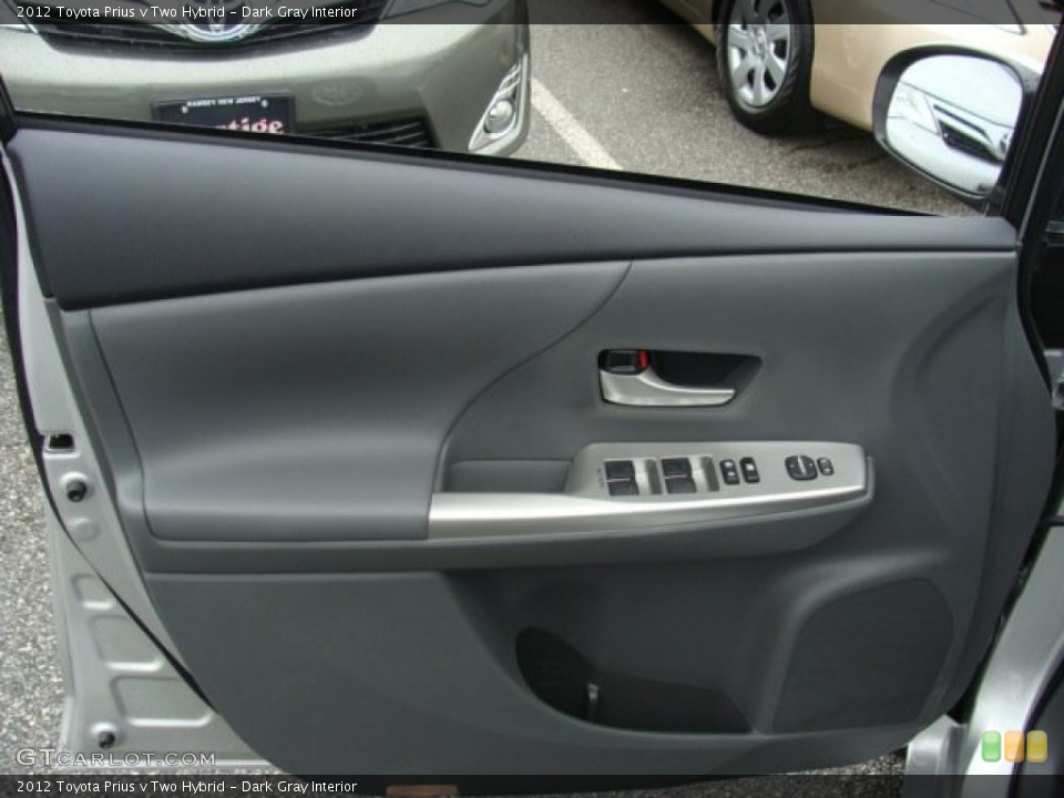 Dark Gray Interior Door Panel for the 2012 Toyota Prius v Two Hybrid #72688805