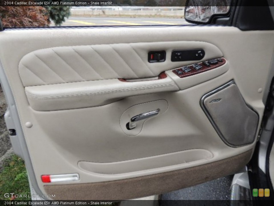 Shale Interior Door Panel for the 2004 Cadillac Escalade ESV AWD Platinum Edition #72688924