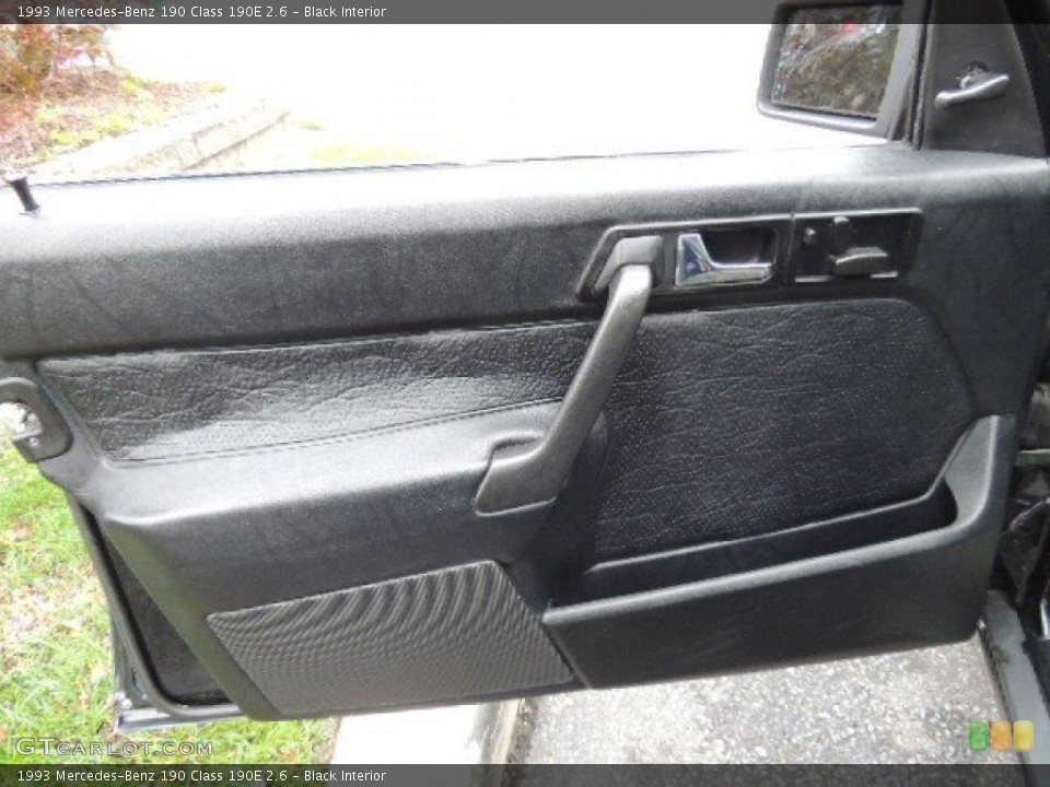 Black Interior Door Panel for the 1993 Mercedes-Benz 190 Class 190E 2.6 #72689905