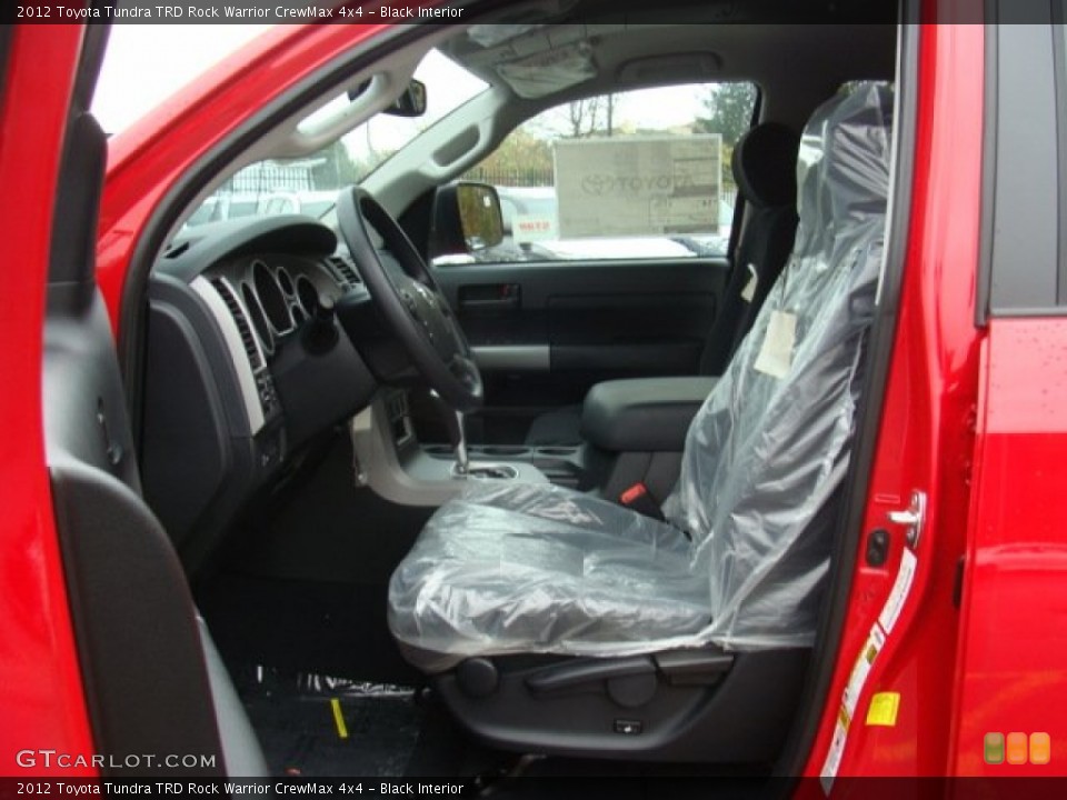 Black Interior Photo for the 2012 Toyota Tundra TRD Rock Warrior CrewMax 4x4 #72690597