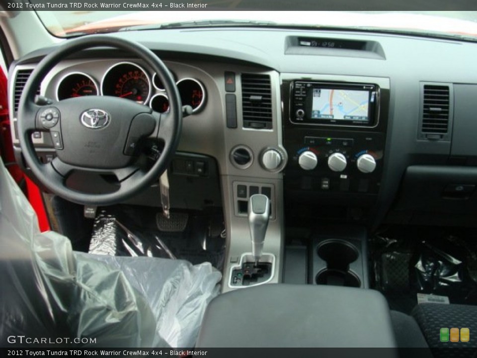 Black Interior Dashboard for the 2012 Toyota Tundra TRD Rock Warrior CrewMax 4x4 #72690634