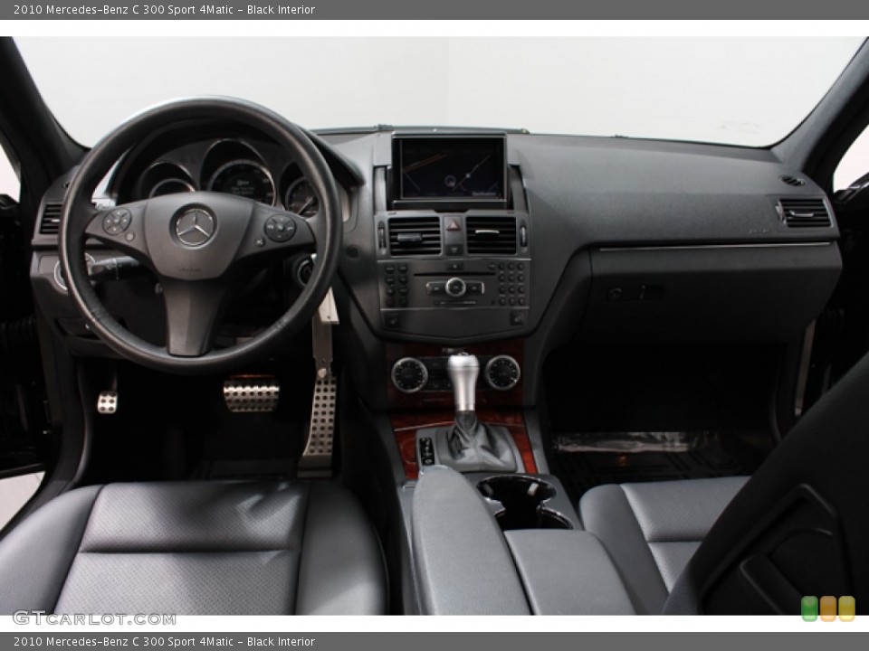 Black Interior Dashboard for the 2010 Mercedes-Benz C 300 Sport 4Matic #72690774