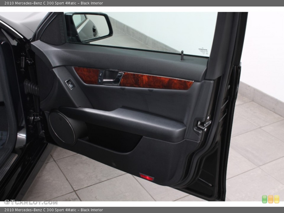Black Interior Door Panel for the 2010 Mercedes-Benz C 300 Sport 4Matic #72690925