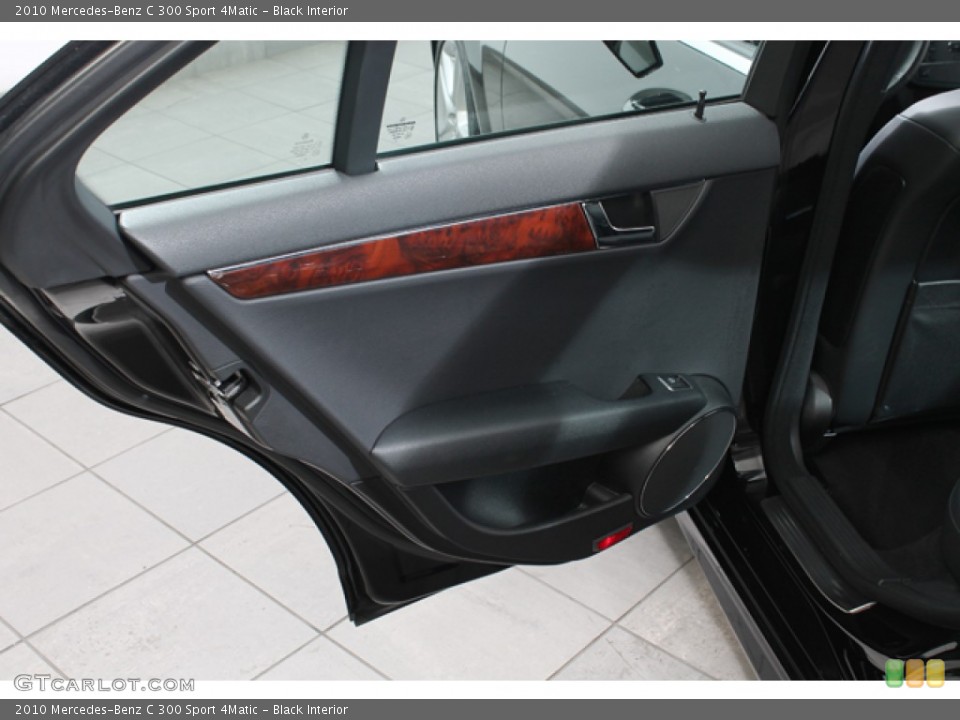 Black Interior Door Panel for the 2010 Mercedes-Benz C 300 Sport 4Matic #72691063