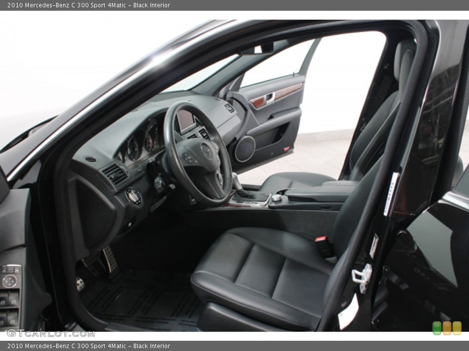 Black Interior Photo for the 2010 Mercedes-Benz C 300 Sport 4Matic #72691120